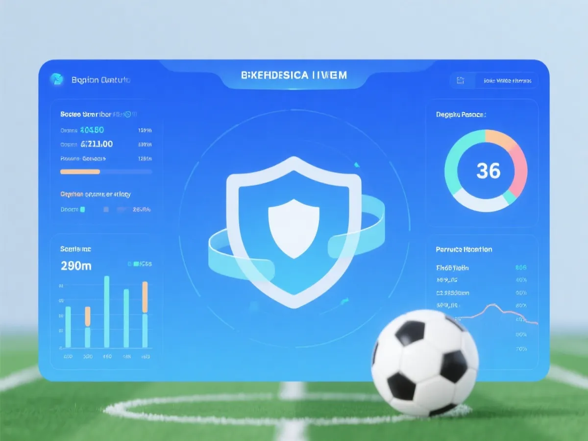 虚拟足球注册与安全验证服务示意图