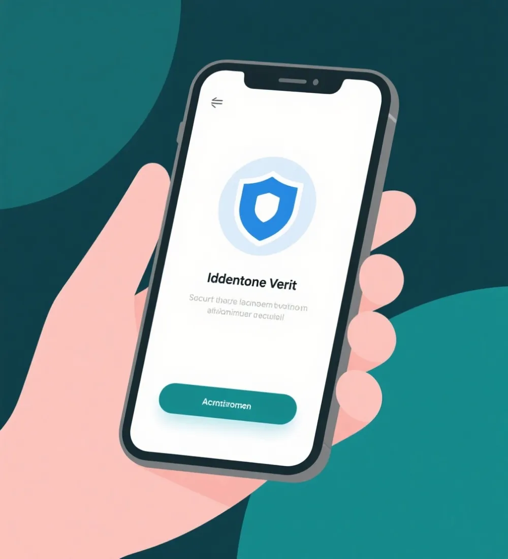 实名认证与移动端注册流程示意图